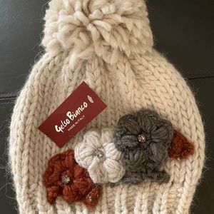 Wool beanie hat